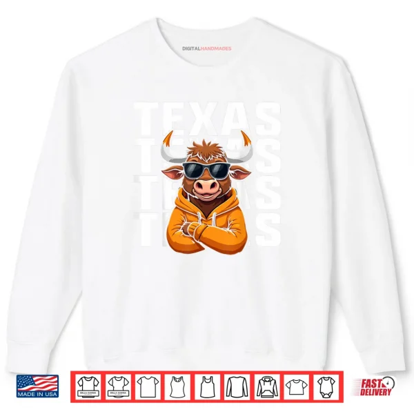 Sweatshirt Vintage Texas Graphic Classic Shirt
