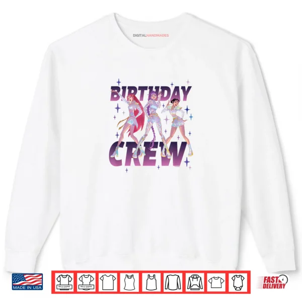 Sweatshirt Kpop Demon HUNTRIX Birthday Crew Shirt
