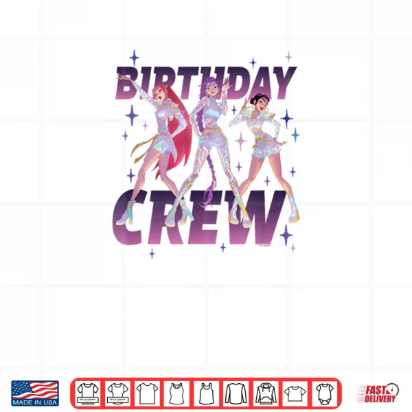 Design Kpop Demon HUNTRIX Birthday Crew Shirt