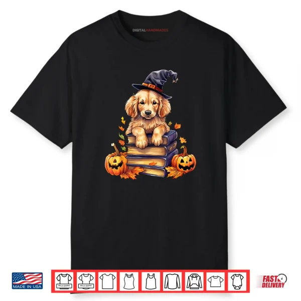 Dog Lazy Halloween Party Costume Golden Retriever Shirt