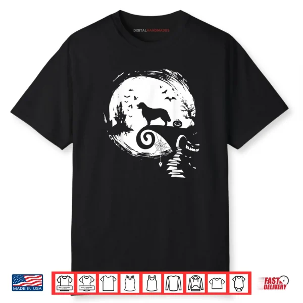 Golden Retriever And Moon Halloween Costume Dog Lover Funny Shirt