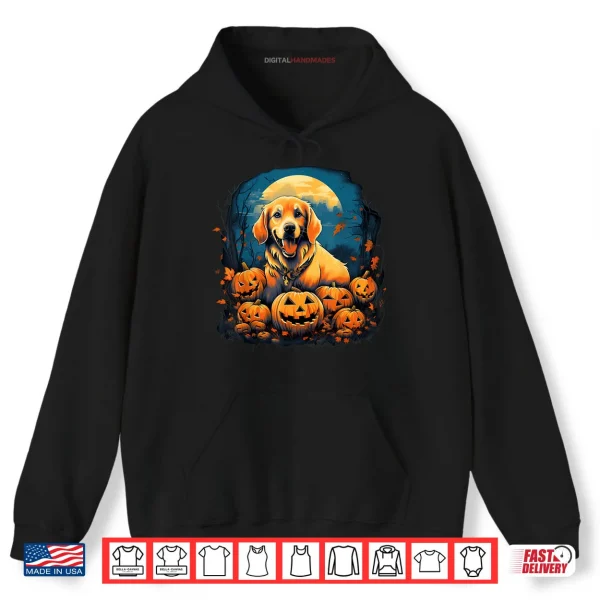Hoodie Golden Retriever Halloween Shirt