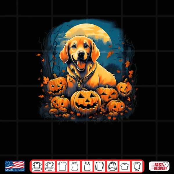 Design Golden Retriever Halloween Shirt