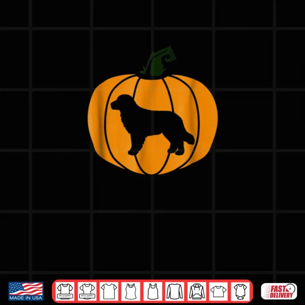 Design Happy Halloween Golden Retriever Pumpkin Dog Shirt
