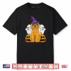 Golden Retriever Witch Lazy DIY Halloween Costume Cute Dog Shirt