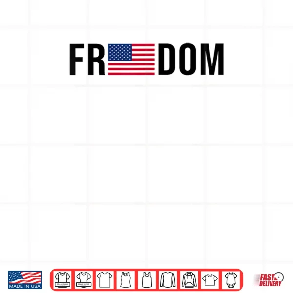 Design Freedom American Flag Shirt