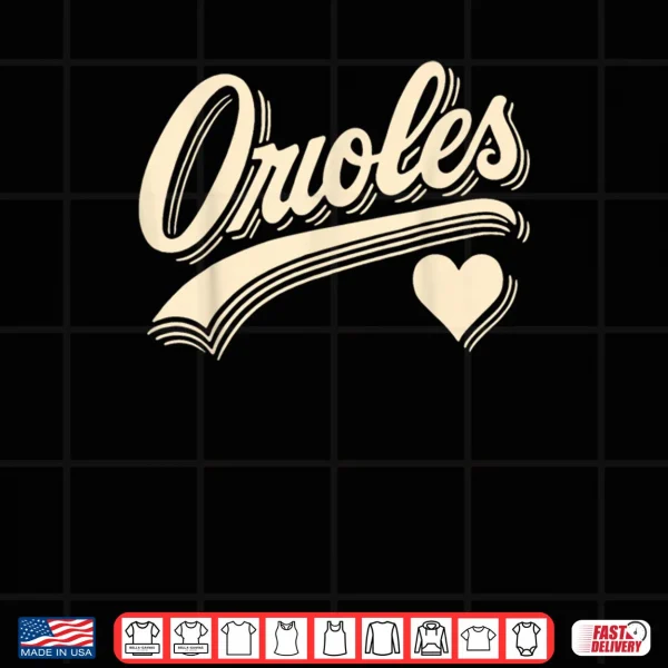 Design Retro Distressed Orioles Shirt
