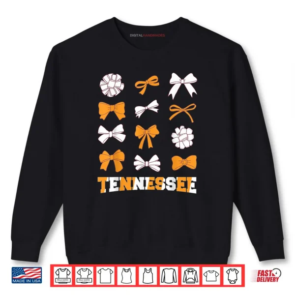 Sweatshirt Tennessee TN Women Coquette Bow State Pride Shirt 1 1