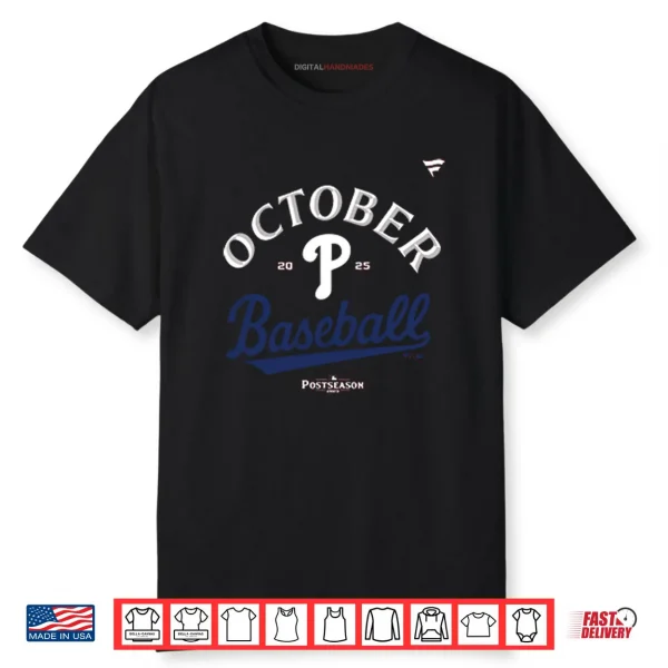 Philadelphia Phillies October Postseason 2025 Shirt