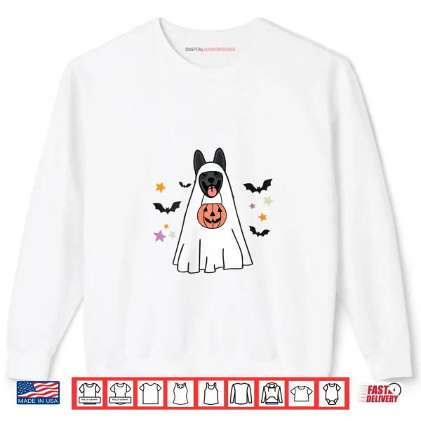 Sweatshirt German Shepherd Boo Ghost Dog Lover Halloween Costume Shirt