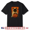 Black Cat Halloween Pumpkin Spooky Ghost Shirt
