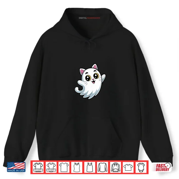 Hoodie Ghost Kitty Halloween Shirt