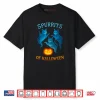 Spurrits of Halloween Ghost Cats Funny Cat Lovers Shirt