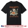 Spooky Biscuits Club We Raise Spirits and Knead Biscuits Cat Shirt