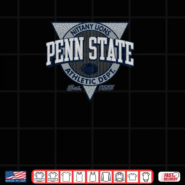 Design Penn State Nittany Lions Retro Triblock Shirt