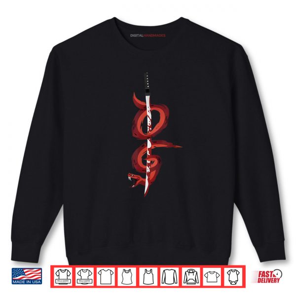 Sweatshirt OG Graphic Bold Red Snake Shirt