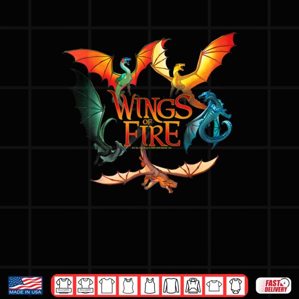 Design Wings of Fire Dragon Circle Shirt 1