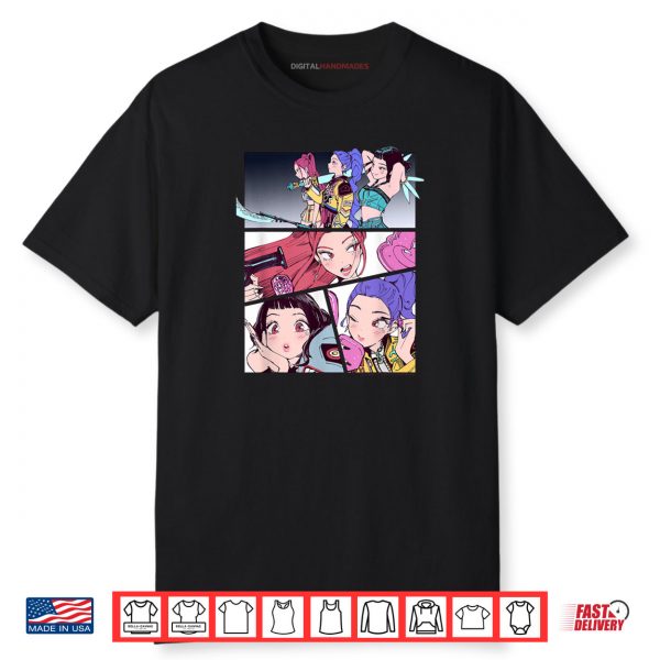Halloween Huntrix Manhwa Panels Poster Shirt.jpeg