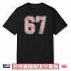 Pink and White Number 67 Jersey Player Uniform #67 Fan Shirt.jpeg
