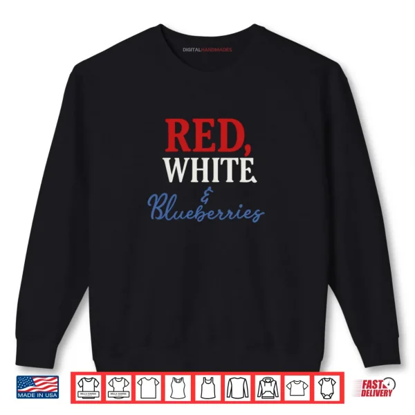 Sweatshirt American Patriot Republican USA Red White and Blueberries Shirt
