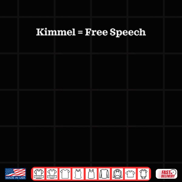 Design Kimmel Free Speech Shirt