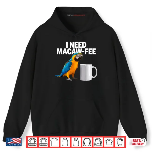 Hoodie Cool Parrot Tropical Bird Parrot Lover Shirt