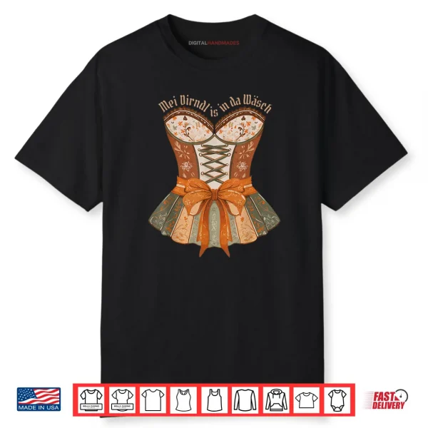 Oktoberfest Lederhosen Costume Cute German Bavarian Shirt