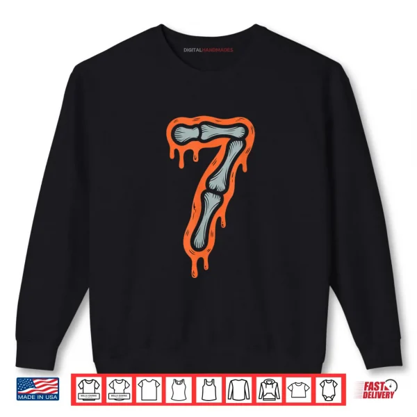 Sweatshirt Seven Meme 6 7 Skeleton Halloween Costume Couple Shirt