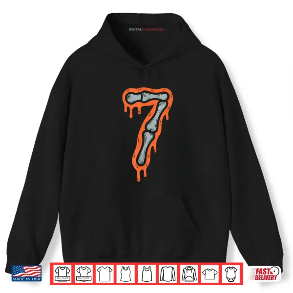 Hoodie Seven Meme 6 7 Skeleton Halloween Costume Couple Shirt