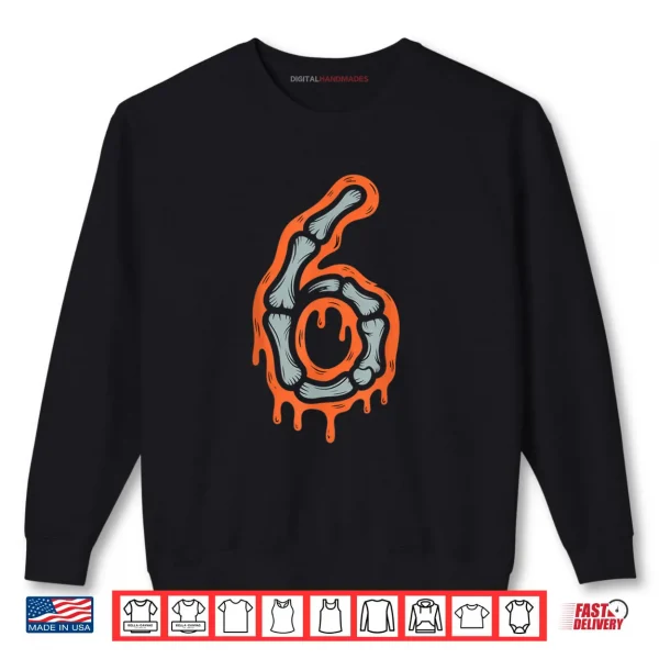 Sweatshirt Six Meme 6 7 Skeleton Halloween Costume Couple Shirt