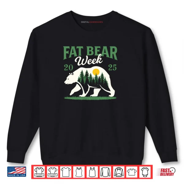 Sweatshirt Fat Bear Week 2025 Nature Lover Shirt