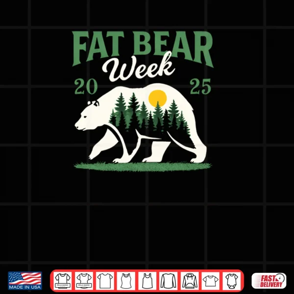 Design Fat Bear Week 2025 Nature Lover Shirt