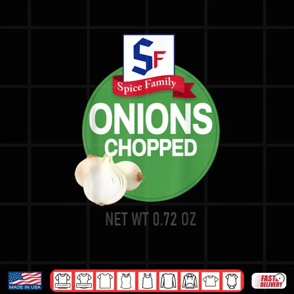 Design Onions Chopped Halloween Spice Costume Group Matching Shirt