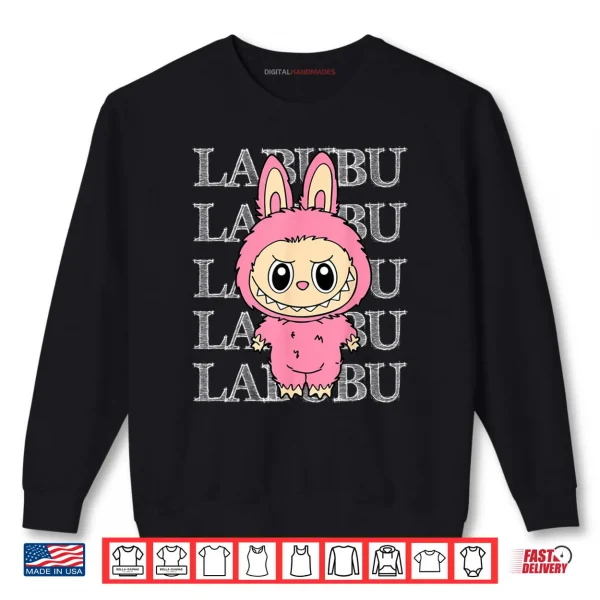Sweatshirt Cute Pink Labubu Shirt