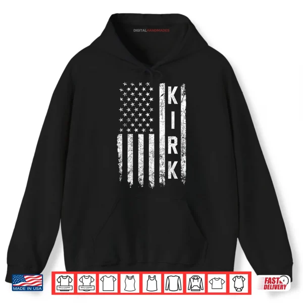 Hoodie Kirk US Flag Shirt