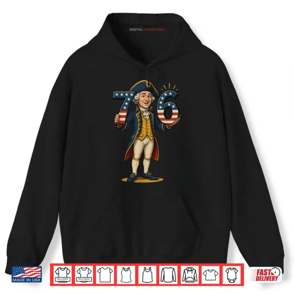 Hoodie Six Seven 6 7 7 6 George Washington Teacher American Shirt