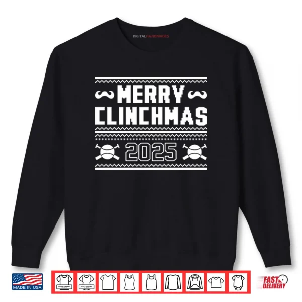 Sweatshirt Cincinnati Reds Merry Clinchmas 2025 Shirt