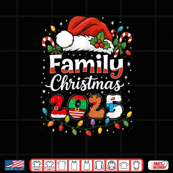 Design Family Christmas 2025 Matching Outfit Xmas Shirt
