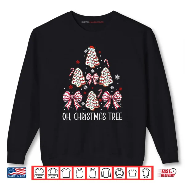 Sweatshirt Oh Christmas Tree Cakes Debbie Becky Jen Cake Lovers Xmas Shirt