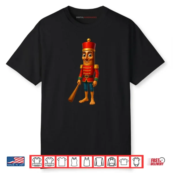 Pajama Tung Sahur Nutcracker Brainrot Meme Christmas Shirt