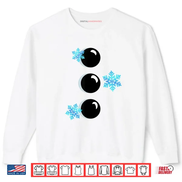 Sweatshirt Winter Snowman Christmas Xmas Costumes Shirt