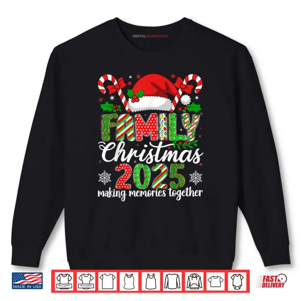 Sweatshirt Xmas Squad Santa Group Family Christmas 2025 Matching Outfit Shirt