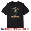 The Life of A Showghoul Retro Skeleton Showgirl Halloween Shirt
