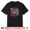 School Nurse Christmas Santa Cap Nursing Humor Xmas Shirt