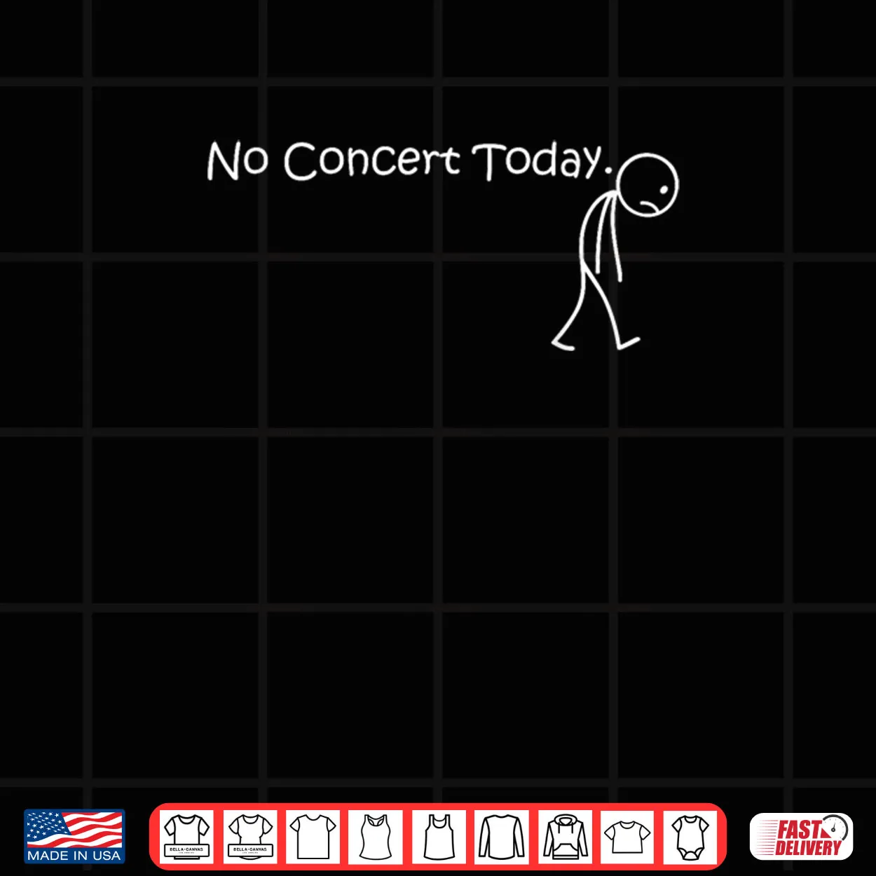 No Concert Today for Music Concert Lovers and Fans Shirt No Concert Today for Music Concert Lovers and Fans Shirt