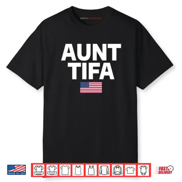 Aunt Tifa American Flag Shirt