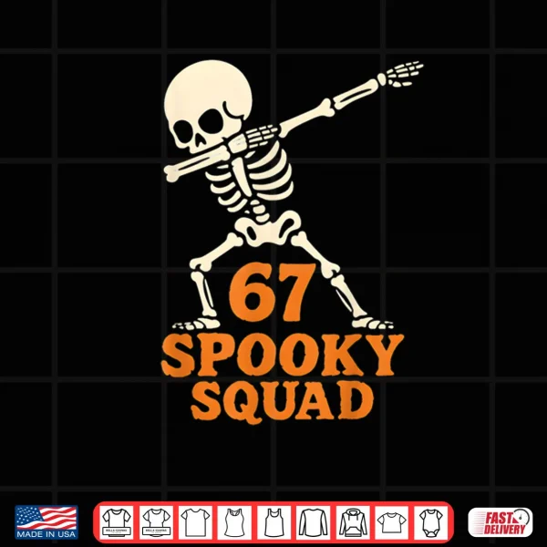 Design 67 Halloween Meme 6 7 Numbers Six Seven Shirt