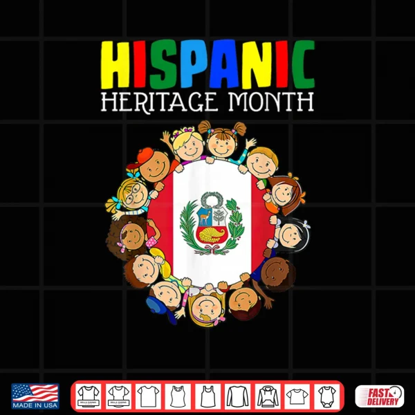 Design Hispanic Heritage Month Peru Shirt