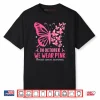 In October We Wear Pink Breast Cancer Awareness Butterfly Shirt