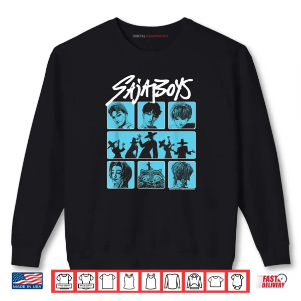 Sweatshirt Saja Boys Demon Group Poster Halloween Shirt